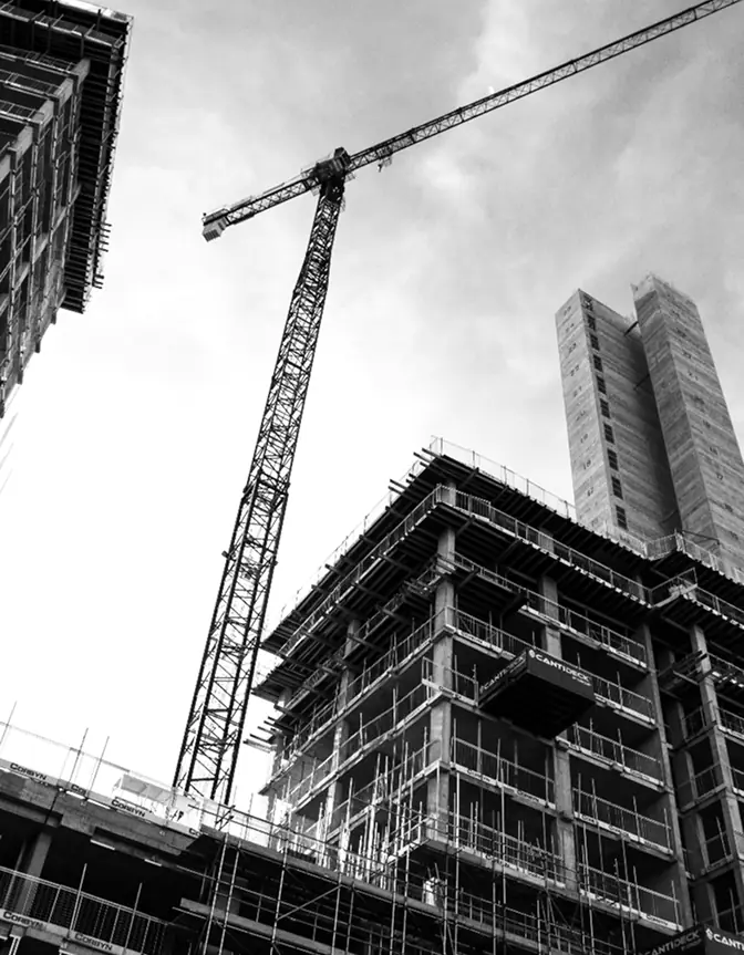 A residential development under construction