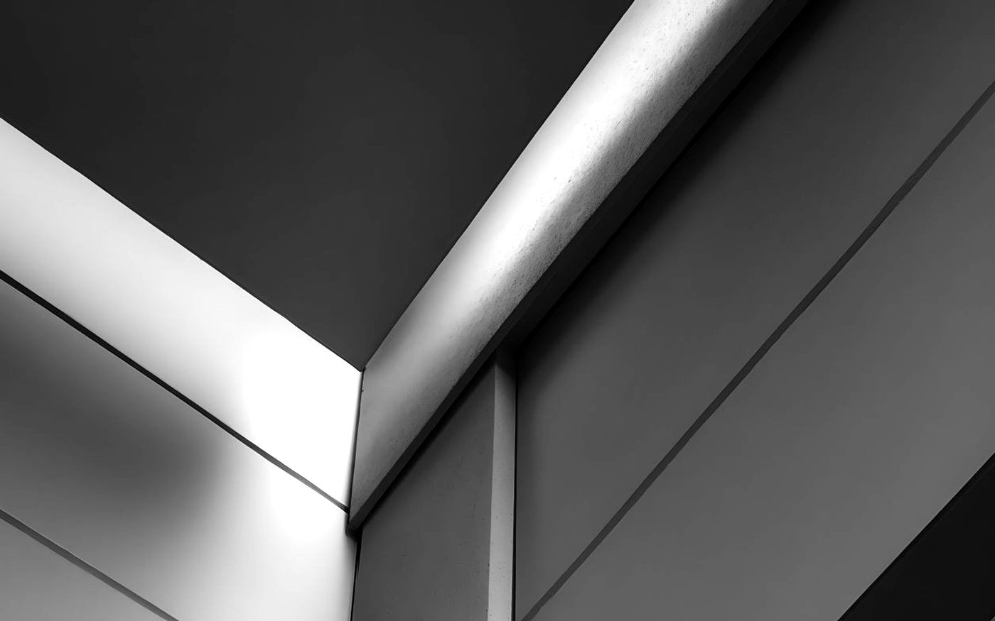 Two planes of a building meeting at a corner