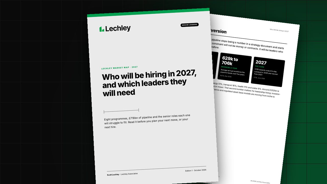 The cover and an inside page of the 2027 market map